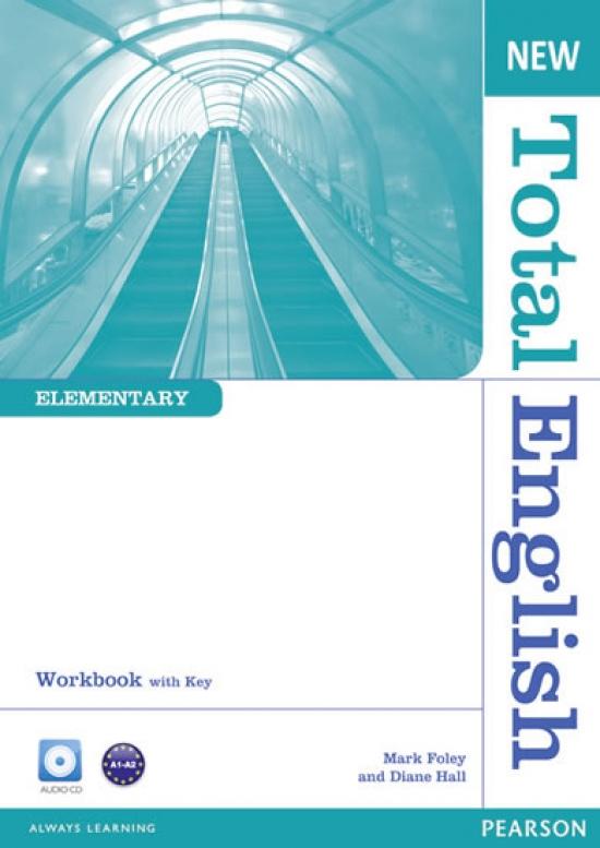 Kniha: New Total English Elementary Workbook with Key and Audio CD Pack - Foley, Diane Hall Mark