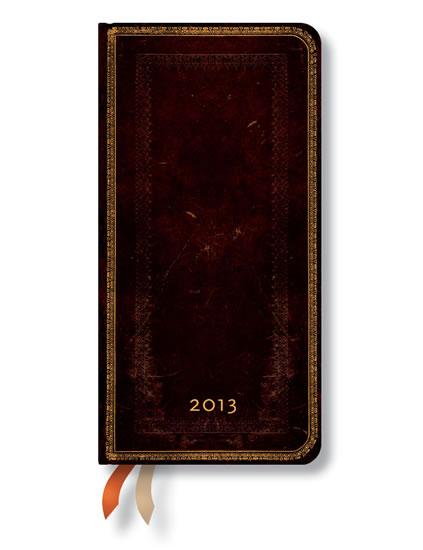 Kniha: Diář 2013 - Black Moroccan - 12 měsíční, slim 90x180 Horizontalautor neuvedený