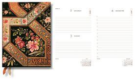 Kniha: Diář Filigree Floral Ebony 2016 DAYautor neuvedený