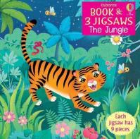 Usborne Book - 3 Jigsaws: The Jungle