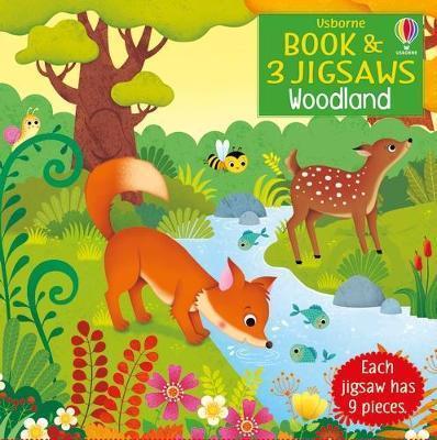 Kniha: Book and 3 Jigsaws: Woodland - Taplin Sam