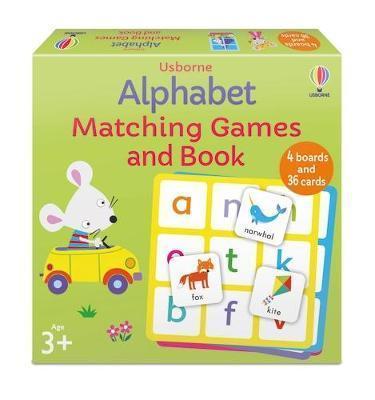 Kniha: Alphabet Matching Games and Book - Nolan Kate