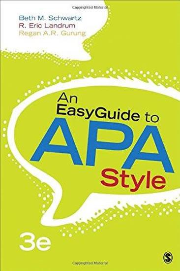 Kniha: An EasyGuide to APA Style  - Schwartz Beth M.