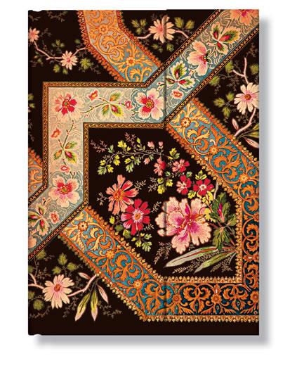 Kniha: Adresář - Filigree Floral - Ebony Wrap, midi 120x170autor neuvedený