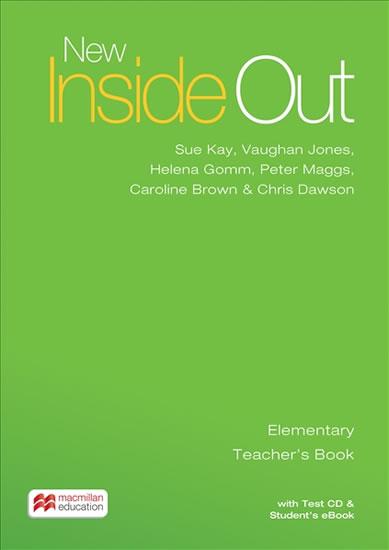 Kniha: New Inside Out Elementary: Teacher´s Book with eBook and Test CD Pack - Kay Sue