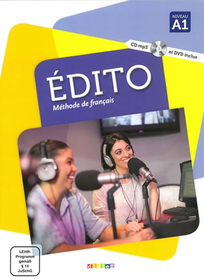 Kniha: Édito A1: Livre éleve + CD MP3 + DVDautor neuvedený