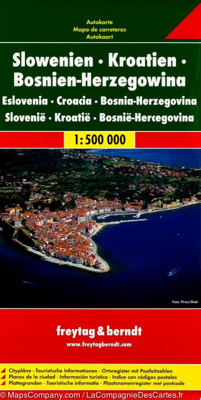 Kniha: Slovenia – Croatia – Bosnia-Hercegovinaautor neuvedený