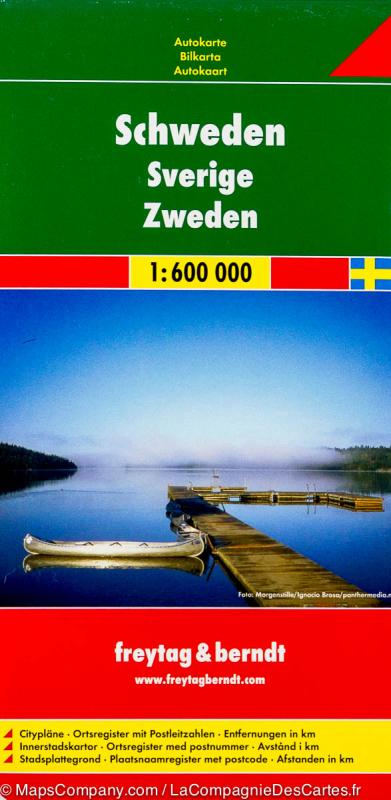 Kniha: Automapa Švédsko 1:600 000autor neuvedený