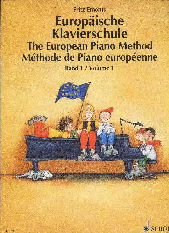 Kniha: Europaische Klavierschule/The European Piano Method - Fritz Emonts