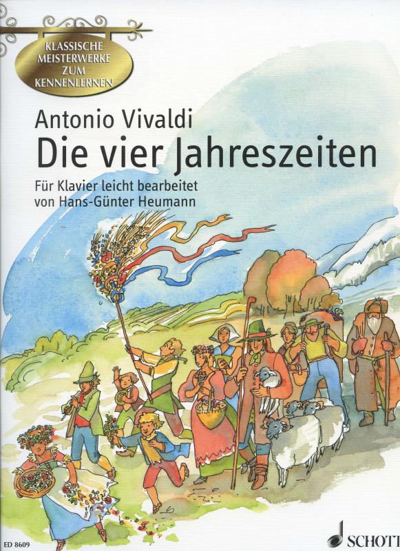 Kniha: Die vier Jahreszeiten - Antonio Vivaldi