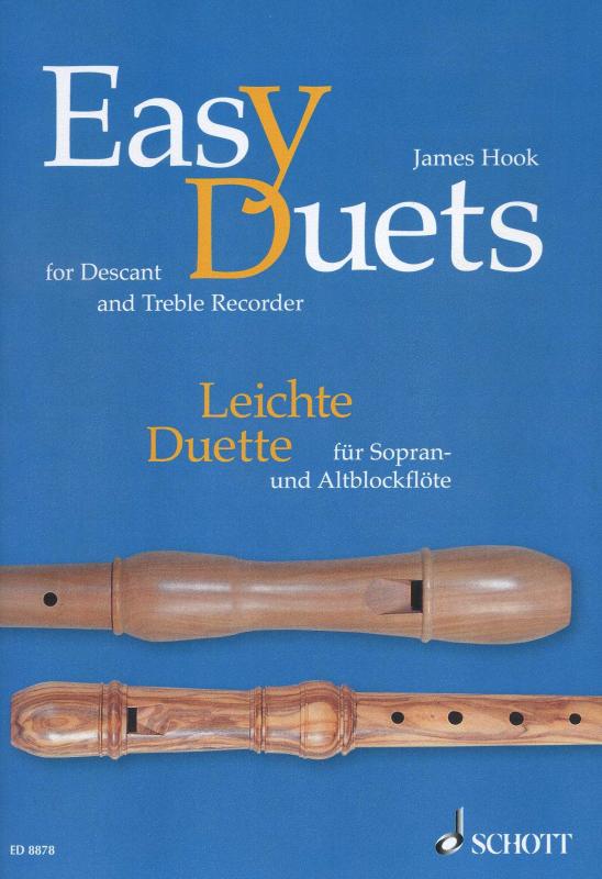 Kniha: Easy Duets for descant and treble recorder - James Hook