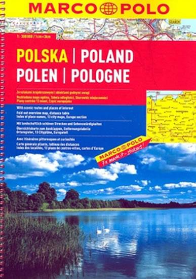 Kniha: Polsko/atlas-spirála 1:300T MDautor neuvedený
