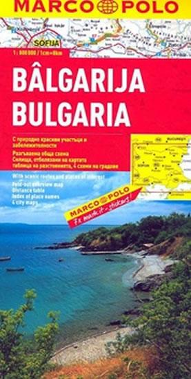 Kniha: Bulharsko/mapa 1:800T MDautor neuvedený
