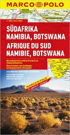 Kniha: Jižní Afrika, Namibie, Botswana/mapaautor neuvedený