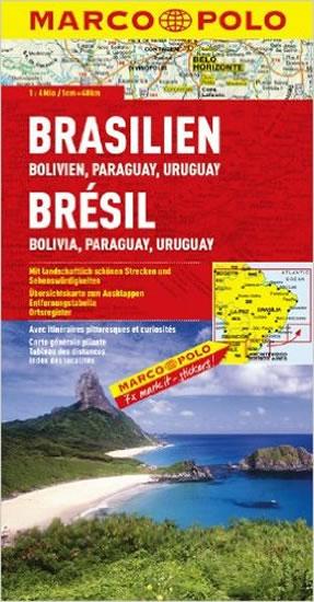 Brazílie, Bolívie, Paraguaay, Uruguay