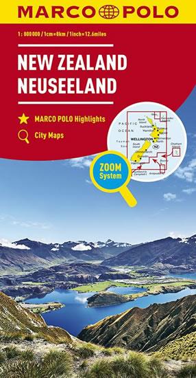Kniha: Nový Zéland     mapa 1:800Tautor neuvedený