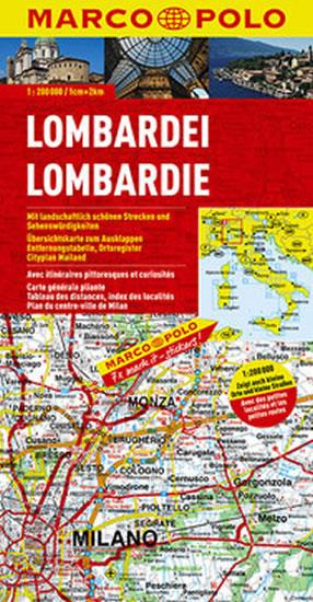 Kniha: Itálie - Lombardie/mapaautor neuvedený