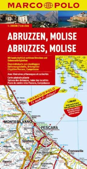 Itálie č. 10-Abruzzen,Molise/mapa1:200T MD