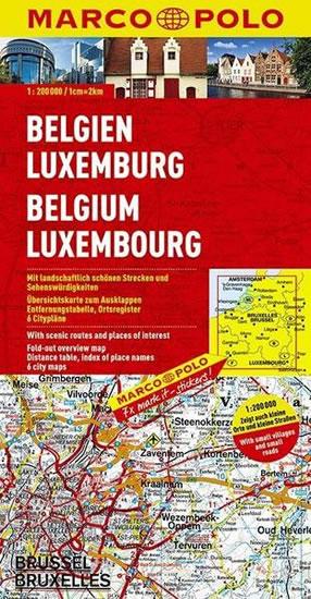 Kniha: Belgie/Lucembursko/mapa 1:-200T MDautor neuvedený