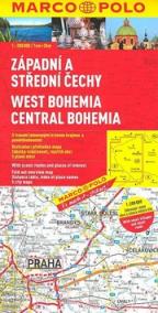 Západní a střední Čechy/ mapa