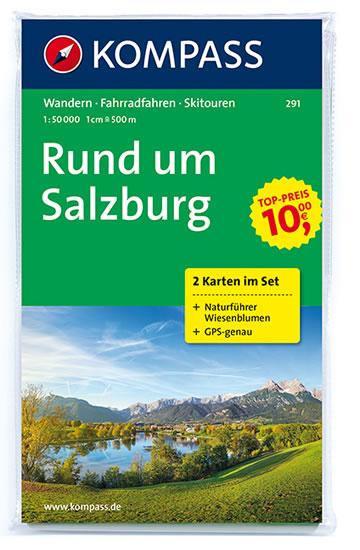 Kniha: Rund um Salzburg 291 ,2 mapy / 1:50T NKOMautor neuvedený