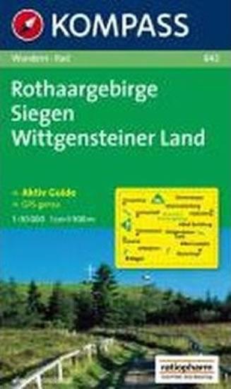 Kniha: Rothaargebirge,Siegen,Wittgensteiner Land 842 / 1:50T KOMautor neuvedený