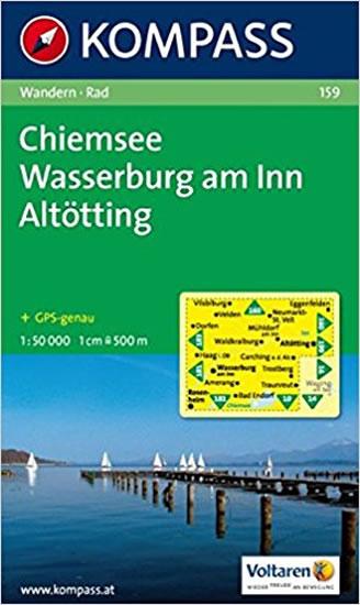 Kniha: Chiemsee,Wasserburg am Inn,Altötting 159 / 1:50T NKOMautor neuvedený