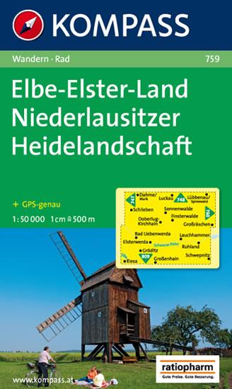 Kniha: Elbe,Elster,Land 759 / 1:50T NKOMautor neuvedený