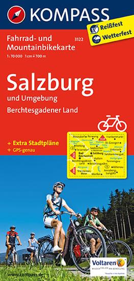 Kniha: Salzburg und Umgebung,Bertechsgadener L. 3122 / 1:70T KOMautor neuvedený