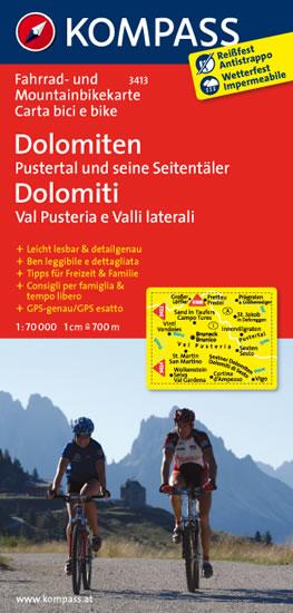 Kniha: Dolomiten Pusteral und Seine Seitentäler 3413 1:70T NKOMautor neuvedený