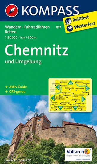 Kniha: Chemnitz und Umgebung 817 / 1:50T NKOMautor neuvedený