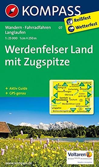 Kniha: Werdenfelser Land mit Zugspitze 07 / 1:25T NKOMautor neuvedený