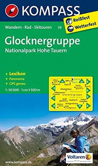 Kniha: Kompass Glocknergruppe 39 1:50Tautor neuvedený