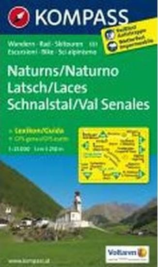 Kniha: Naturns,Latsch,Schnalatal 051 / 1:25T NKOMautor neuvedený