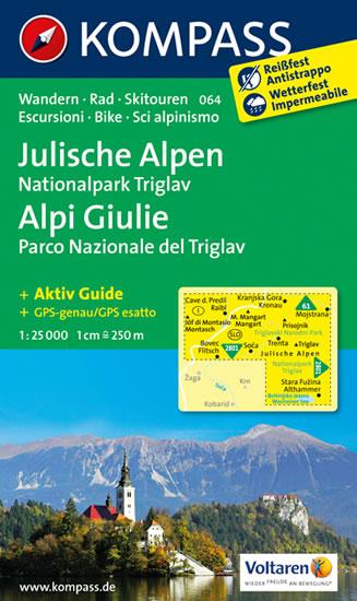 Kniha: Julische Alpen Triglav 064 / 1:25T NKOMautor neuvedený