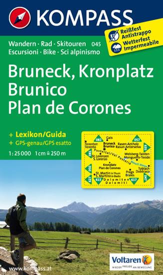 Kniha: Bruneck,Kronplatz 045 / 1:25T NKOMautor neuvedený