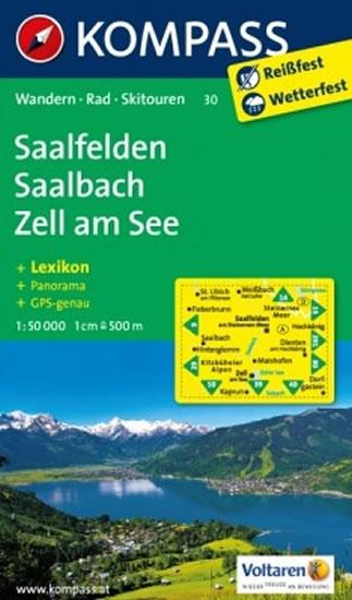 Saalfelden Saalbach Zell am See 1:50T Kompass