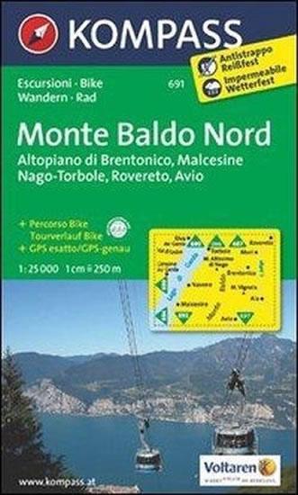 Kniha: Monte Baldo Nord 691 / 1:25T NKOMautor neuvedený