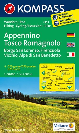 Kniha: Appennino Tosco Romagnolo 2453 / 1:50T NKOMautor neuvedený