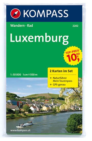 Kniha: Luxemburg 2202, 2 mapy / 1:50T KOMautor neuvedený