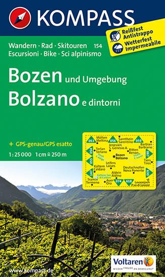 Kniha: Bolzano und Ungebung 154      NKOM 1:25Tautor neuvedený