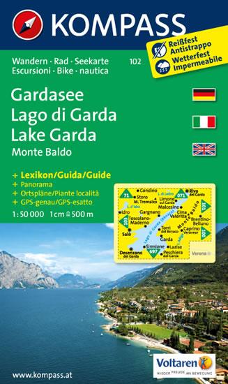 Kniha: Gardasee 1:50T TM 102 Kompassautor neuvedený
