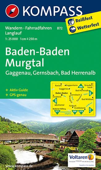 Kniha: Baden-Baden-Murgtal  872 NKOM 1.25Tautor neuvedený