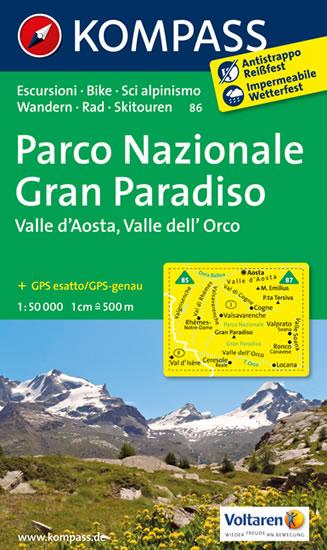 Kniha: Parco Nazionale Gran Paradiso 86 / 1:50T NKOMautor neuvedený
