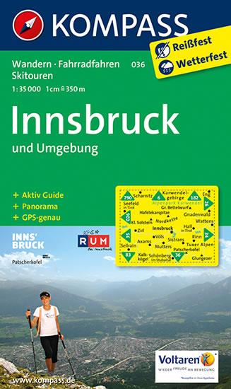 Kniha: Innsbruck und Umgebung 036 NKOM 1:35Tautor neuvedený