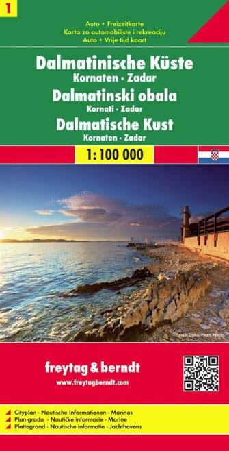 Kniha: Dalmácie 1. 1:100 000autor neuvedený