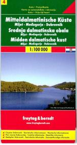 Střední Dalmácie Mljet Dubrovník 1:100 000