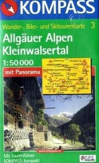Kniha: Allgäuer Alpen,Kleinwalsertal 3 / 1:50T KOMautor neuvedený