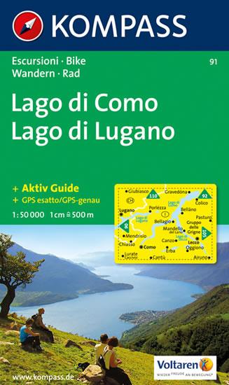 Kniha: Lago di Como 91 / 1:50T KOMautor neuvedený