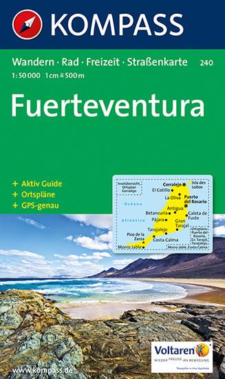 Kniha: Fuerteventura 240 / 1:50T KOMautor neuvedený